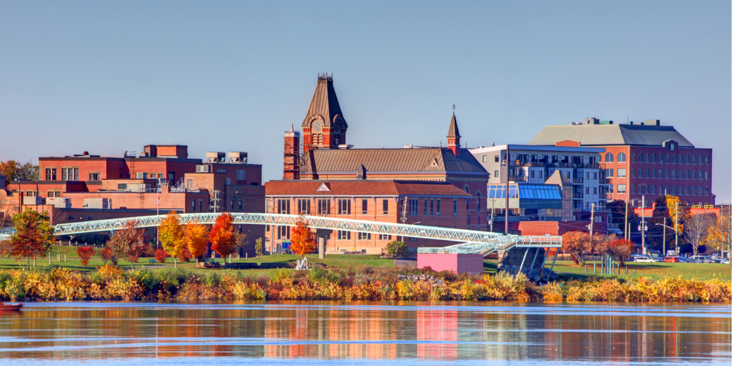 Vue de Fredericton, Nouveau-Brunswick