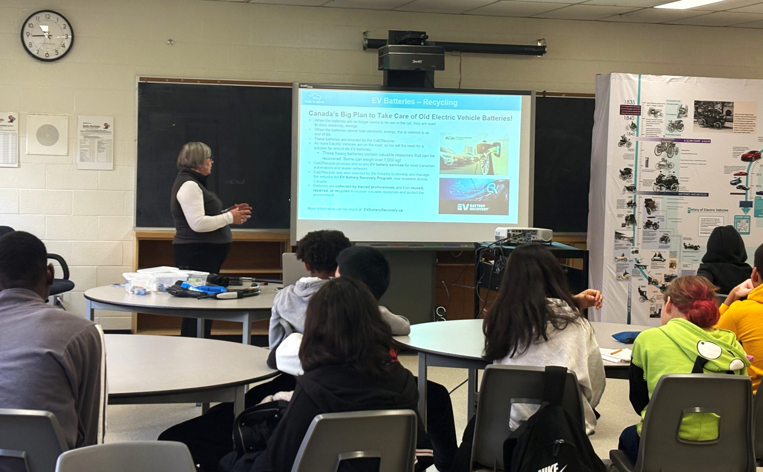 Plug’n Drive et Appel à Recycler Canada élargissent le programme d’apprentissage des élèves sur les véhicules électriques pour inclure l’éducation au recyclage des batteries de VE